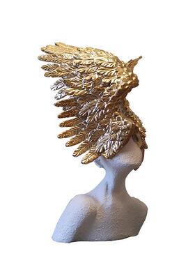 简约代创意艺术MSQ人物雕塑摆现样件板房间售楼处玄展厅酒店关摆