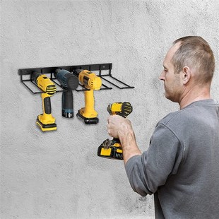 电动工具电钻批收纳架手持电钻置物架重型浮动工具架储物架 壁挂式