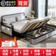 沙发床折叠多功能布艺伸缩网红款 单人床家用小户型坐卧沙发床两用