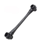 四用扳手棘轮扳手双头双口尖头尖尾尖柄快速手架子工专用套筒