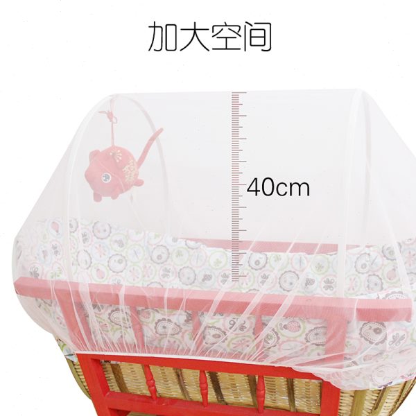 高档婴儿床蚊帐老式蚊帐筐宝宝竹摇篮床床乡下摇农村摇箩窝蚊帐摇
