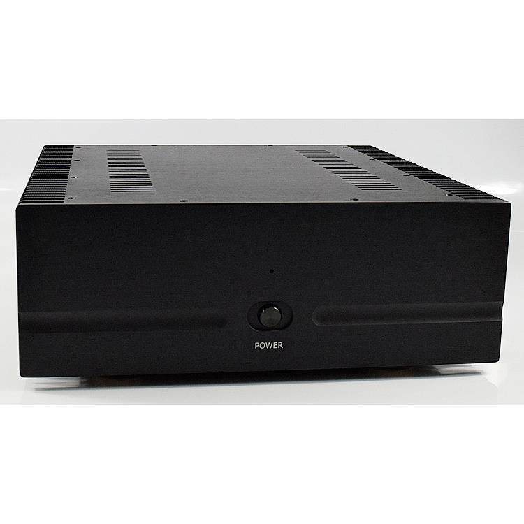 CJ-WA130全铝功放机箱412*430*150后级甲类两侧带散热器机箱