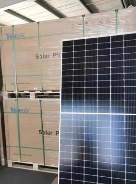 天合595w600w605w双面原厂A级太阳能光伏板光伏组件正A单晶电池原