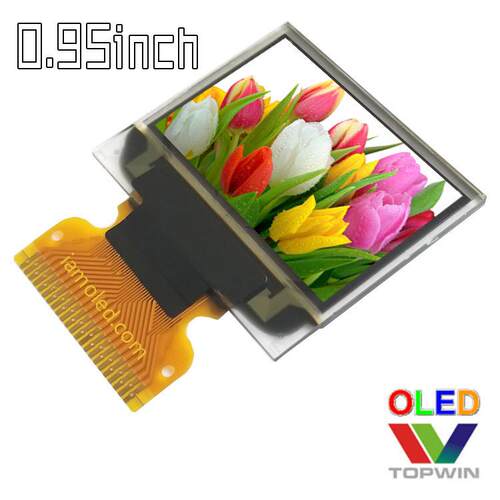 0.95寸彩色0.96英寸oled单屏9664HDDAG01液晶屏23p脚1英寸SSD1331