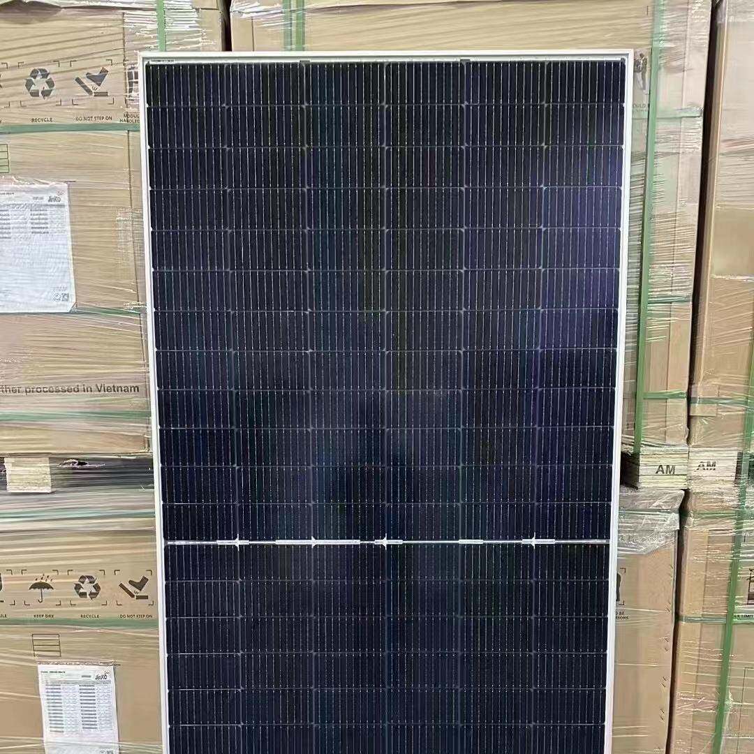 晶科N型正A级575w双面双玻长线太阳能光伏板太能电池板质保