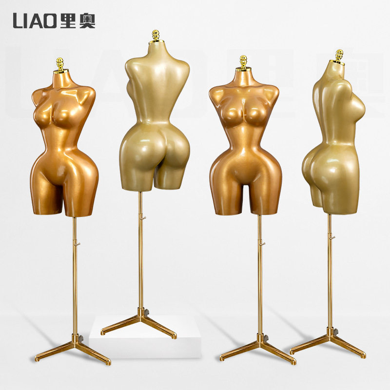 2026新款欧美大码模特道具女半身橱窗细腰大屁股外贸假人偶展示架