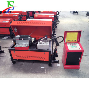 直销小型钢筋伸直机 4kw钢筋调直剪断机器 工地弯曲钢筋校直机