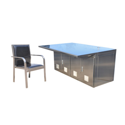 东安不锈钢电脑桌电厂集控室值长台班组台可选配集控椅