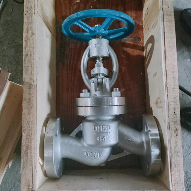 高压高温耐磨304不锈钢法兰式截止阀J41W-10P  J41W-16R重型新标