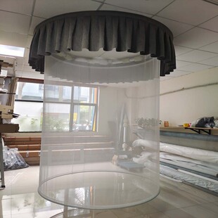 直供户外移动全息纱幕投影圆形投影纱幕快速电动升降环形纱幕投影