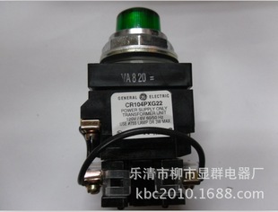 GE通用 CR104PLT32G 绿色带灯自复位按钮CR104PXG22
