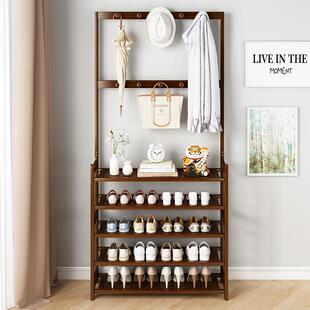 容量多功能易门衣帽架架子衣帽衣架功能宿舍门口家用衣帽容量大容