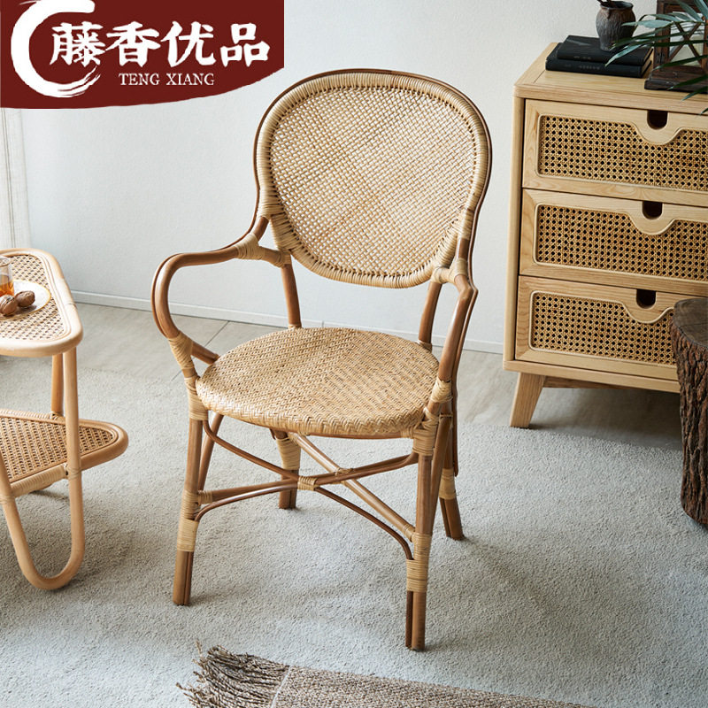 印尼天然单人沙发椅北欧餐厅休闲躺椅民宿家用藤编扶手靠背餐椅子,鲜花速递/花卉仿真/绿植园艺,其它园艺用品,淘宝优惠券,粉丝福利购,淘宝优惠卷