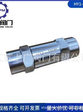 HY1-160P立式单向阀 H11W-160P立式高压止回阀 NPT升降式止回阀