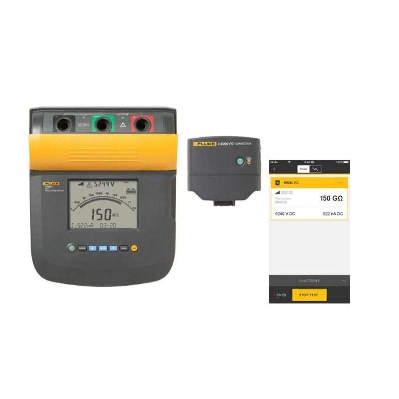 Fluke1550C FC绝缘电阻测试仪5000V数字兆欧表