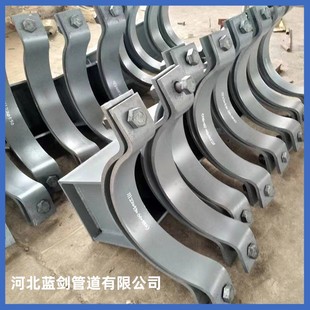 滑动支座管托导向管托T型管托焊接式双孔螺旋管夹固定管托支座