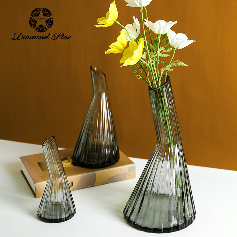 钻石星透明手工玻璃花瓶创意ins风样板间台面装饰花瓶摆件插花器,橡塑材料及制品,其他塑料制品,淘宝优惠券,粉丝福利购,淘宝优惠卷