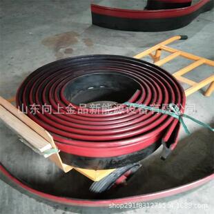 导料槽密封档皮聚氨酯橡胶双层Y180*18裙板