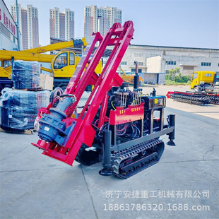 柴油液压光伏地钉打桩机 农村太阳能支架螺旋钻机 硬质冻土拧桩机