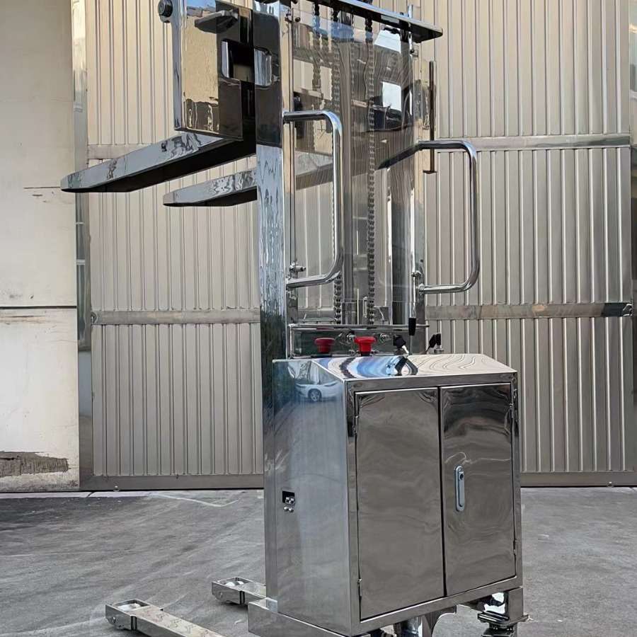304 stainless steel electric stacker  manual stacker
