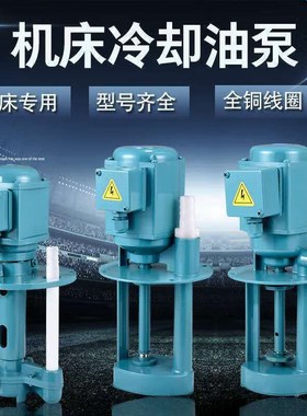 速发机床冷却泵油泵三相电泵车床磨床水泵-B-12-80V-40wDZY86