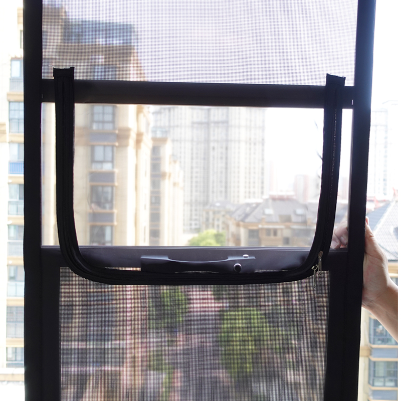 三推式金刚网窗户防尘过滤灰尘加密100目200目纱网定制简易纱窗