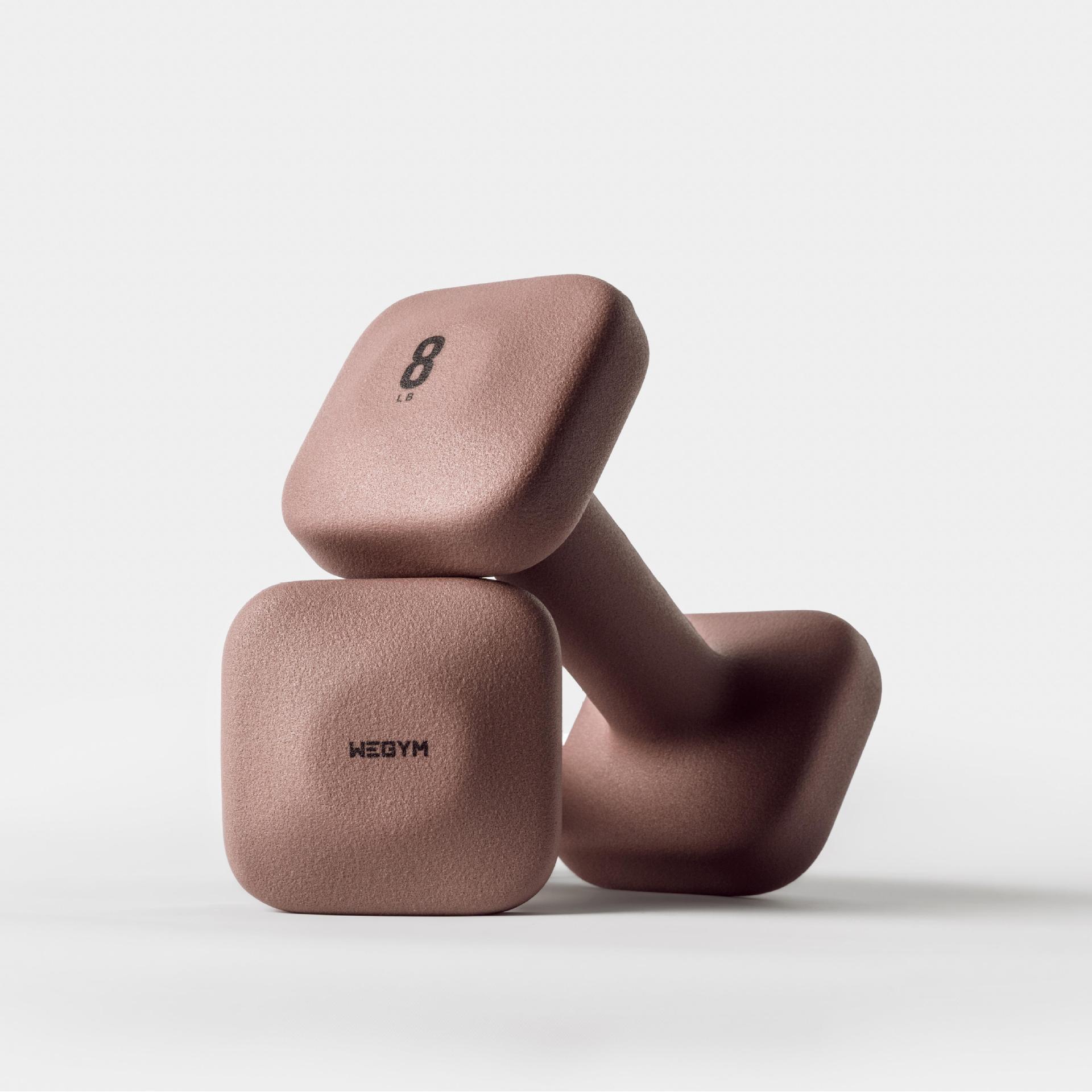 WeGym浸塑哑铃女士专业健身男士居家用锻炼燃脂塑形力量训练臂肌