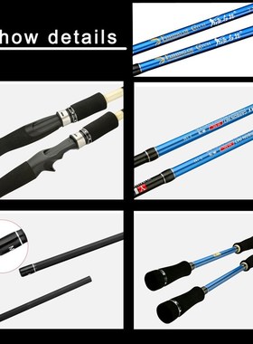 Goture M+ML Double Tips Spinning Casting Carbon Fiber Fishin