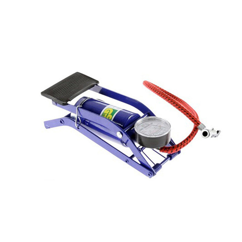 脚踏打气筒高压迷你可携式自行车电动车机车汽车家用脚踩打气机