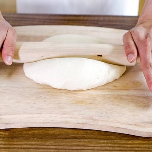 好货Non-stick Rollin Pin Dumplins Douh Roller Wooden Handle