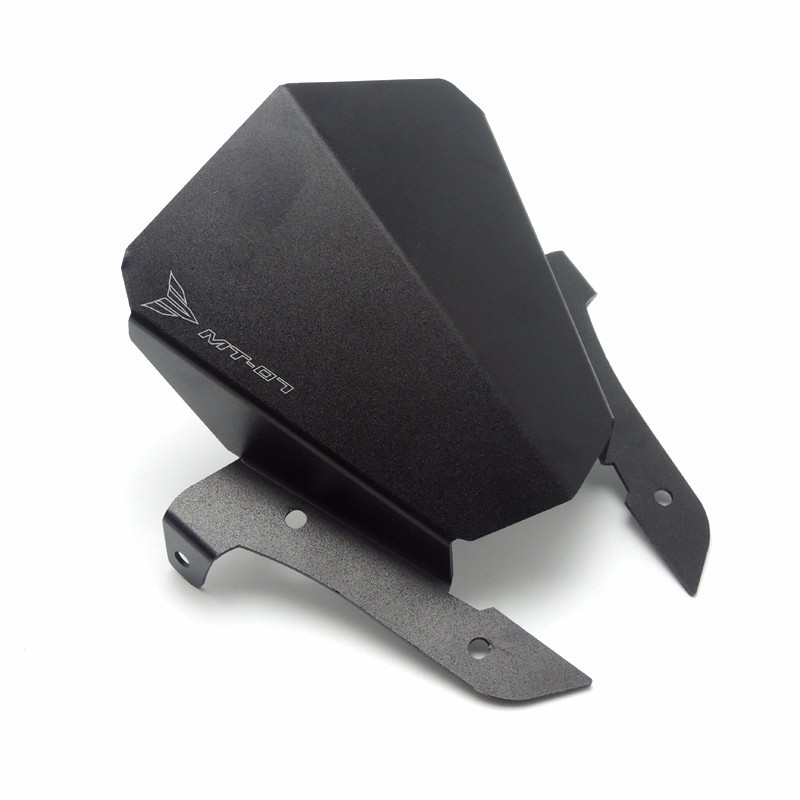 适用雅马哈MT-07MT07专用改装CNC前挡风车头小风镜风挡配件