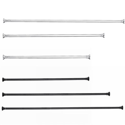 Telescopic Stainless Steel Shower Curtain Rods Window Rail E