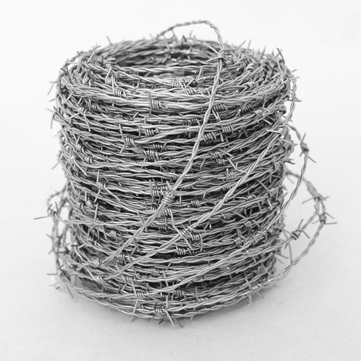 钢丝刺绳铁丝网围栏刺铁丝铁蒺藜隔离护栏网围墙防爬刺防盗刺