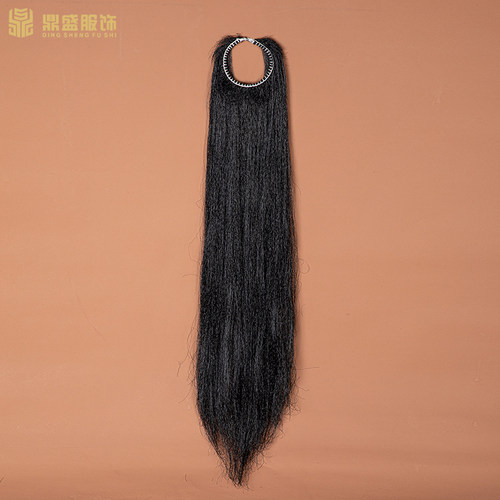 好货戏曲戏装京剧越剧老旦发揪髯口蓬头假发胡子老旦假发胶丝蓬头