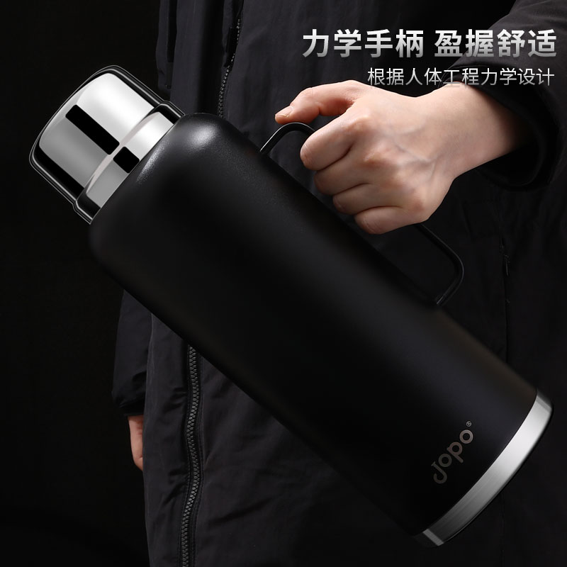 316全不锈钢保温壶家用大容量热水瓶户外车载便携水壶大号暖壶2L