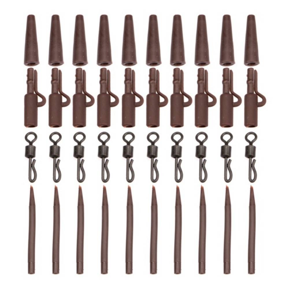 40 PcsSet Carp Fishing End Tackle lead clips Quick Change