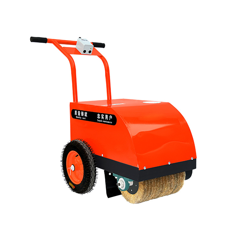 品电动槽钢彩色钢瓦锈迹去除机钢板打磨翻新机手推式多功能除锈机