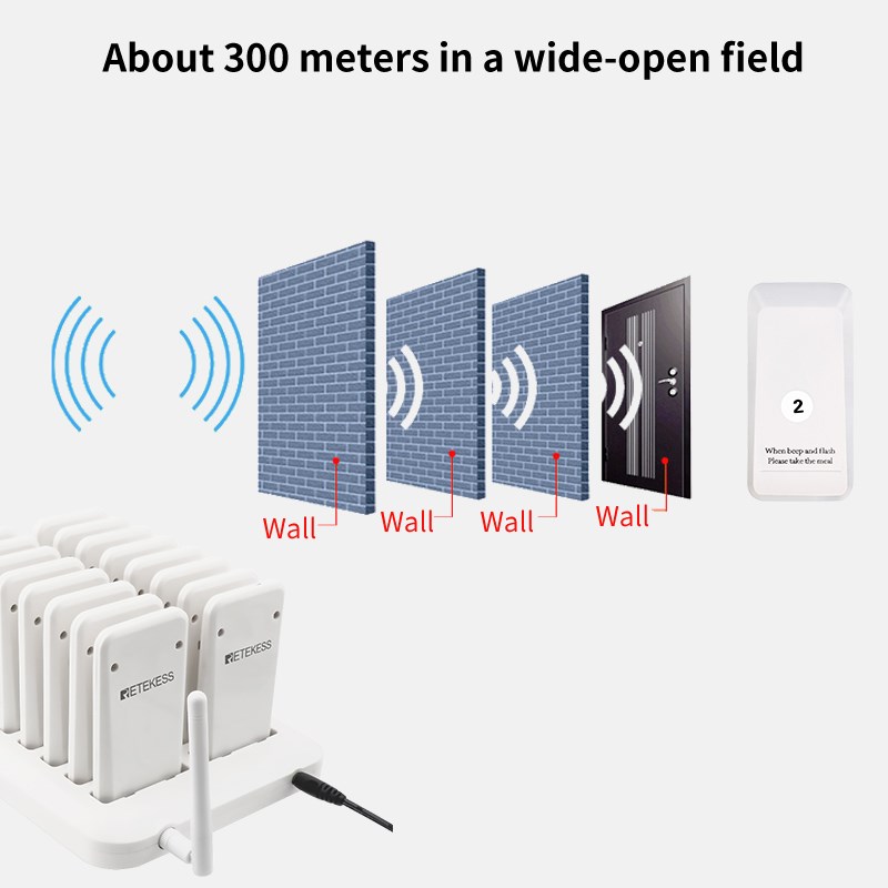 TD157 Restaurant Pager Restaurant Calling System Pager Resta