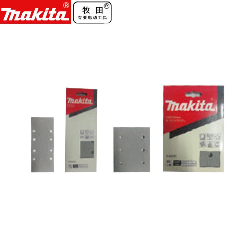 牧田/MAKITA砂纸打磨抛光水磨水砂砂纸794470-0砂纸80目10张114x2