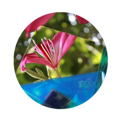 小镜子科学实验反射镜片正方形8*8cm手工diy材料压克力镜子平面镜