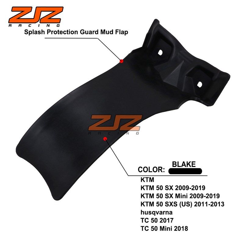 适用于50SX2009-2019越野摩托车塑料件外壳车壳橡胶泥板
