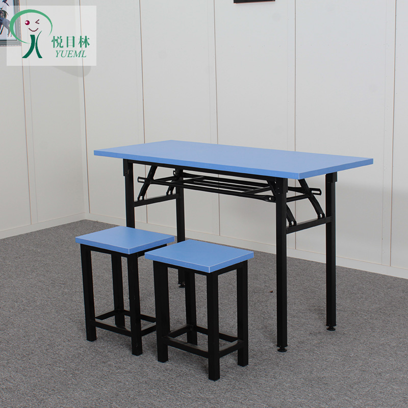 双层折叠培训桌会议桌子简约现代办公活动长条学生课桌培训台