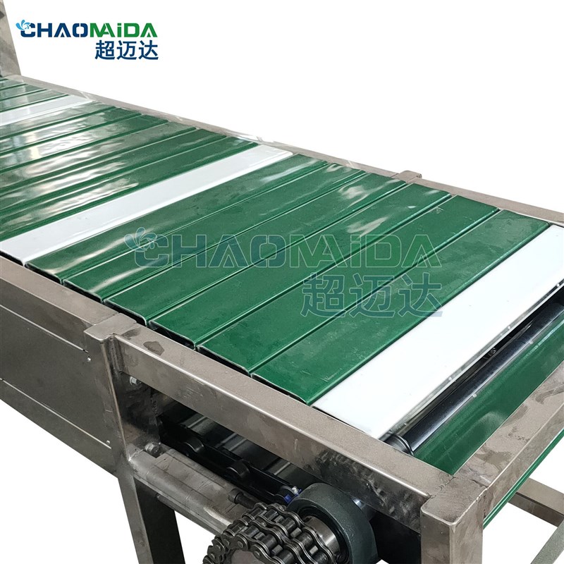 链板输送线冰箱装配生产线不锈钢链板线快递货物分拣输送线