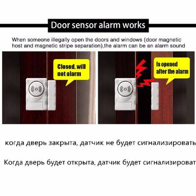 Wireless Home Security Door Window Alarm Warning System