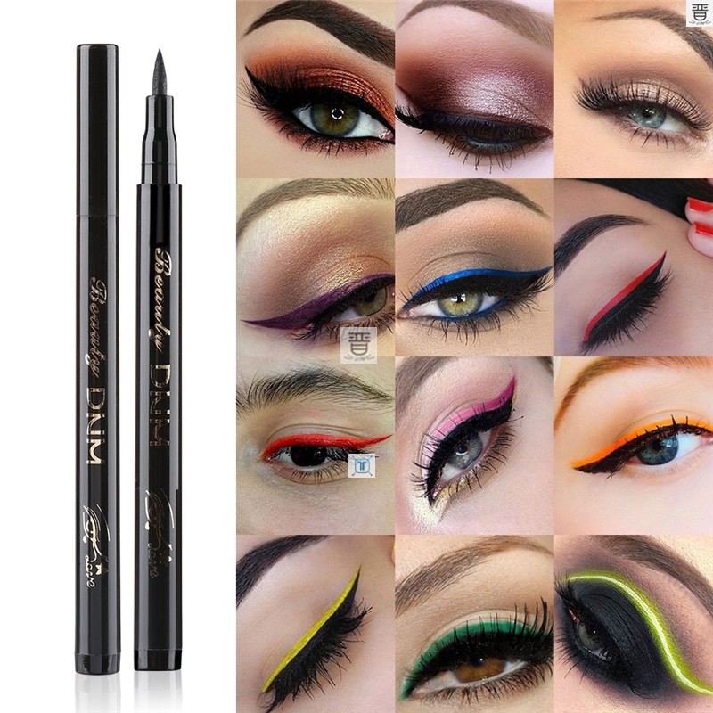Cat Eye Makeup Waterproof Neon Colorful Liquid Eyeliner Pen