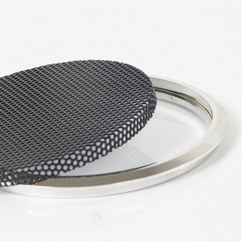 喇叭网罩2寸 2.5寸扬声器汽车改装喇叭罩无孔床包26#电镀黑色罩
