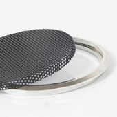 喇叭罩无孔床包26 喇叭网罩2寸 2.5寸扬声器汽车改装 电镀黑色罩