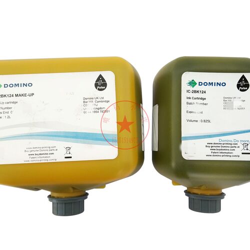 好货骨牌多米诺喷码机原装墨水IC-2BK124稀释剂MC-2BK124清洗剂WL