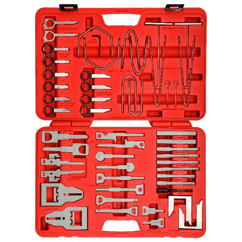 。易尔拓52件套汽车收音机拆卸汽拆修套装导航音响主机装YT-0838