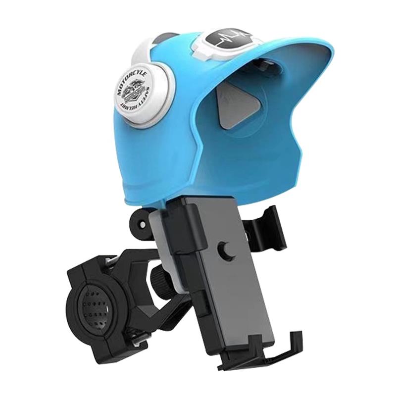 电动车手机架自行电动车导航支架小头盔外送骑手摩托遮阳手机架